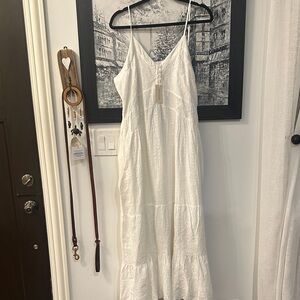 Sundance White Lace Maxi Dress